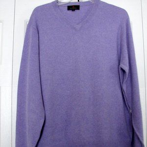men's Alashan cashmere sweater M lavender color